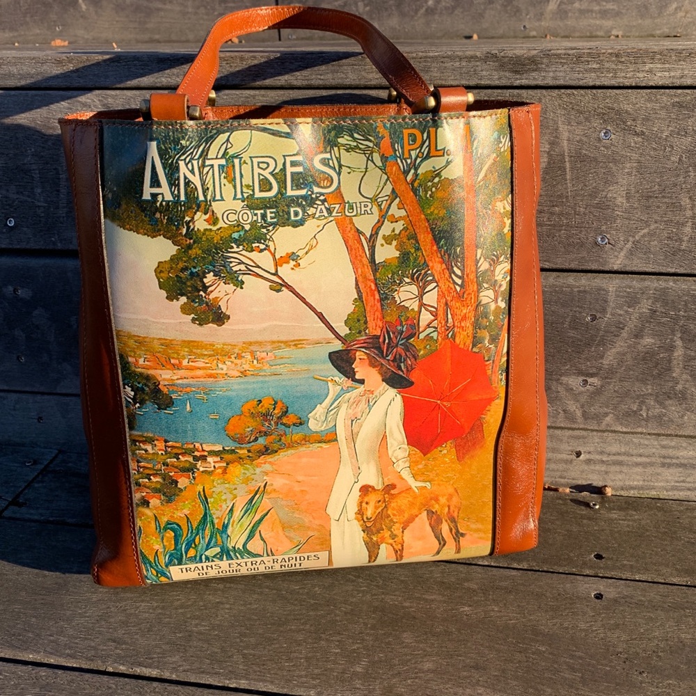 Patricia Nash Tote Bag -Antibes Cote D’Azur